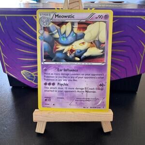 Pokémon Meowstic RC15/RC32 XY Generations Radiant Collection Holo TCG Card LP